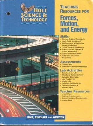 Read Online Holt Science and Technology Teaching Resources for Forces, Motion and Energy - Rinehart and Winston Holt file in ePub