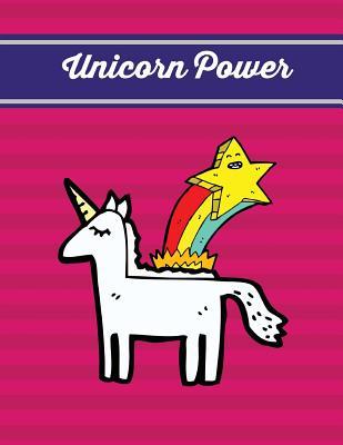 Read Online Unicorn Power: Fuchsia Unicorn Notebook, Journal, Diary (Composition Book Journal) (Large, 8.5x11 In.) -  | PDF