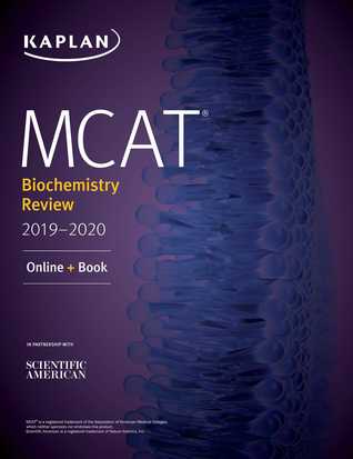 Full Download MCAT Biochemistry Review 2019-2020: Online   Book - Kaplan Test Prep file in ePub