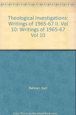 Download Theological Investigations: Writings of 1965-67 II. Vol 10: Writings of 1965-67 Vol 10 - Karl Rahner file in ePub