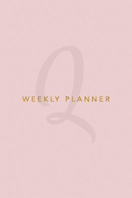 Download Q Weekly Planner: Minimalist Monogram Initial Undated Weekly Planner -  file in ePub