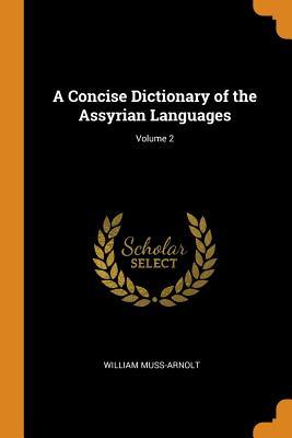 Read A Concise Dictionary of the Assyrian Languages; Volume 2 - William Muss-Arnolt file in ePub