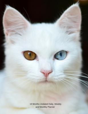 Read 18 Months Undated Daily, Weekly and Monthly Planner: Non-Dated Planner Helps You to Stay Organized with Daily, Weekly and Monthly Tasks -White Cat with Blue and Brown Eye 1 - Dazzle Book Press | PDF