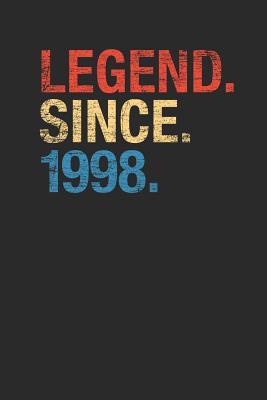 Full Download Legend Since 1998: Blank Lined Notebook / Journal (6 X 9 -120 Pages) - Birthday Gift Idea - Legend Publishing file in PDF