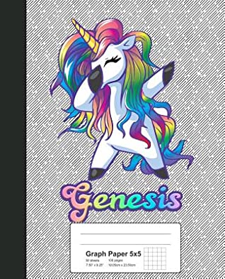 Full Download Graph Paper 5x5: GENESIS Unicorn Rainbow Notebook -  file in PDF