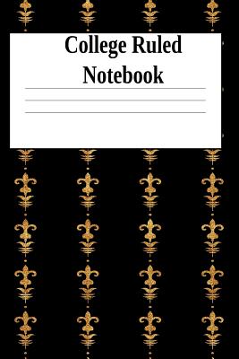 Download College Ruled Notebook: 6 x 9 120 pages blank college rued lined notebook -  file in PDF