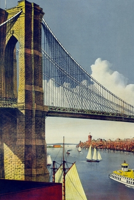Read Online Journal: Currier and Ives East River Bridge New York. - Plainsimplebooks | ePub