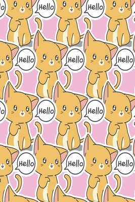 Read Online Hello Kitten Notebook: Notebook, Diary and Journal with 120 Lined Pages with friendly cat - Carolines Cat Notebooks file in PDF